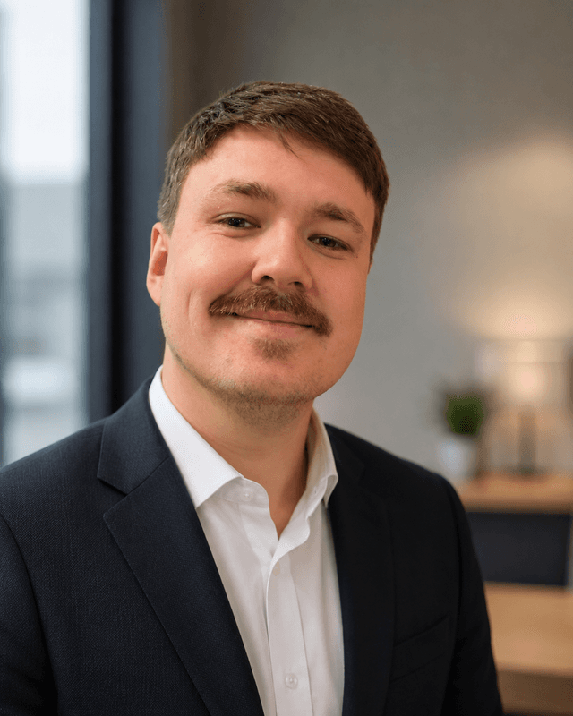 Ivar — founder of Authority, photographed against a neutral office background